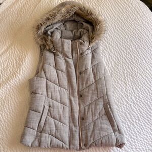 Gap Puffer Vest with Removable Hood